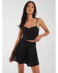 Pink Vanilla - Basic Bustier Cropped Top - Lyst