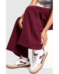 Boohoo - Contrast Stripe Gum Sole Sneakers - Lyst
