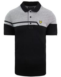 Lyle & Scott - Block /Grijs Poloshirt - Lyst