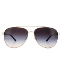 Michael Kors - Aviator Rose Gradient Sunglasses Metal - Lyst