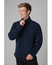 Kensington Eastside - Zip-Through Bonded Fleece Jumper - Lyst