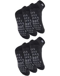 Heat Holders - 6 Pairs 2.3 Tog Non Slip Low Cut Ankle Thermal Slipper Socks - Lyst