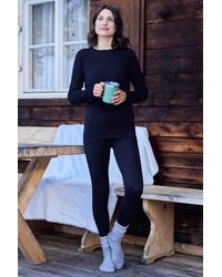 Mountain Warehouse - 'Carmel' Ribbed Pants Seamless Thermal Base Layer Trousers Polyamide - Lyst