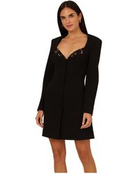 Adrianna Papell - Knit Crepe Blazer Dress - Lyst