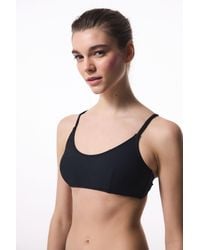 Penti - Solid Knitted Bikini Top With Tie Closure - Lyst