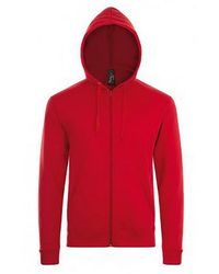 Sol's - Stone Zip Up Plain Hoodie - Lyst