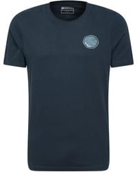 Mountain Warehouse - 'Keswick Tree Ring' Cotton T-Shirt Lightweight Breathable Graphic Print Top - Lyst
