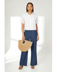 PRINCIPLES - Ivory Broderie Cotton T - Lyst