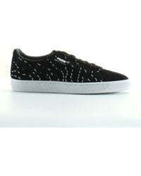 PUMA - Suede X Shantell Martin Leather Lace Up Trainers 365893 01 - Lyst