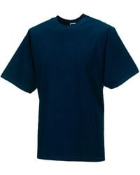 Russell - Organic Short-Sleeved T-Shirt (French) Cotton - Lyst
