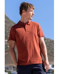 Mountain Warehouse - 'Cordyline' Textured Polo Sun Protection Button Neck Summer Tee Cotton - Lyst