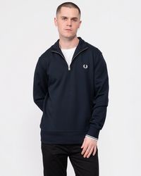 Fred Perry - Half Zip Sweatshirt Size: M - Lyst