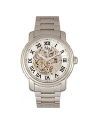 Reign - Kahn Automatic Skeleton Bracelet Watch - Lyst
