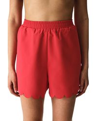 Penti - Mid-Waist Woven Pull-On Shorts - Lyst