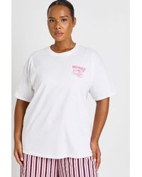 Boohoo - Plus Breakfast Printed T Shirt - Lyst