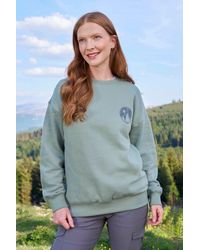 Mountain Warehouse - Printed Sweatshirt Casual Relaxed Fit Comfortable Crew Neck Pullover Top Cotton - Lyst