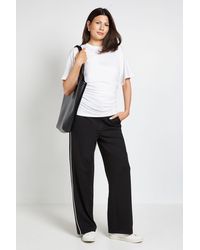 Wallis - Ponte Side Stripe Trouser - Lyst