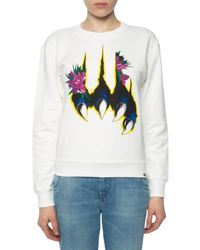 DIESEL - F Felpa 0Baps Sweatshirt Crew Neck Ladies Winter Pullover Jumper - Lyst