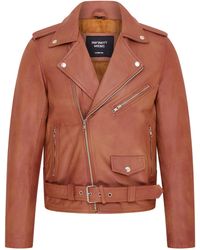Infinity Leather - Classic Brando Biker Jacket - Lyst