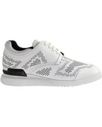 Emporio Armani - Sneaker Trainers Leather (Archived) - Lyst