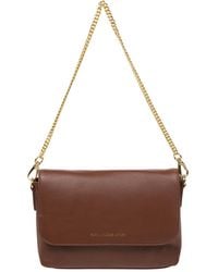 Pure Luxuries - 'Jazmine' Dark Nappa Leather Grab Clutch Bag - Lyst