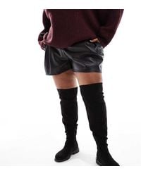 ASOS - Curve Kaylee Smart Flat Over The Knee Boots - Lyst