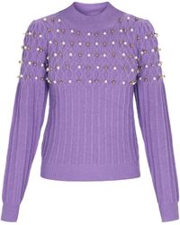 faina - Jumper Lavendel - Lyst