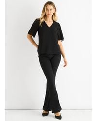 Gini London - Foil Velour Midi Dress - Lyst