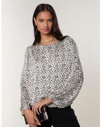 Blue Vanilla - Leopard Print Blouse - Lyst