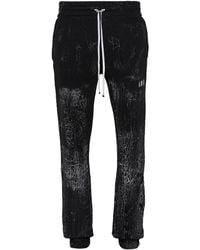 Amiri - Cracked Dye Logo Sweat Pants - Lyst