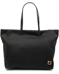 Fendi - Pre-Owned Micro Zucchino Canvas Tote - Lyst