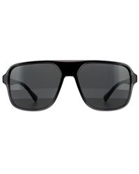 Dolce & Gabbana - Square Transparent And Dark Sunglasses - Lyst