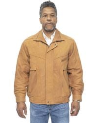 Infinity Leather - Classic Harrington Bomber Jacket-Minsk - Lyst