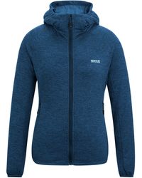 Regatta - Ladies Ferna Stretch Hooded Fleece Jacket (Aviator) - Lyst