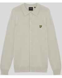 Lyle & Scott - Cotton Merino Knitted Shirt - Lyst