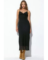Busem - Sleeveless V-Neck Maxi Dress With Lace Detail - Lyst