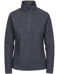 Trespass - Ladies Meadows Fleece Top (Charcoal) - Lyst