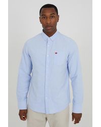 Brave Soul - Light Cotton Long Sleeve Oxford Shirt - Lyst
