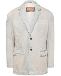 DIESEL - L Krix Giacca Leather Jacket - Lyst