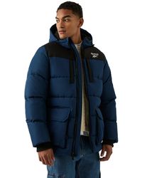 Reebok - Plain Puffer Jacket - Lyst