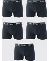 BoohooMAN - 5 Pack Trunks - Lyst