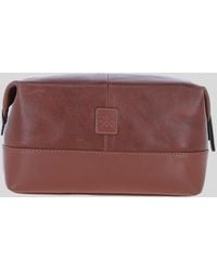 Ashwood Leather - 'Milo' Real Washbag - Lyst