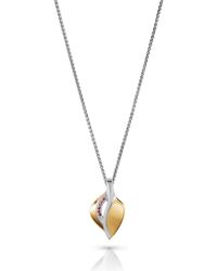 Orphelia - 'Anet' 925 Sterling Chain With Pendant - Lyst