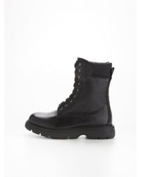 BOSS - Jacob Lace Up Leather Boot - Lyst