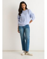 Gini London - Cable Flex Long Sleeves Jumper - Lyst