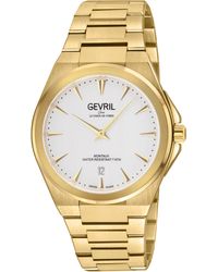 Gevril - Montauk 'S316L Stainless Steel Ipyg Case, Dial, 316L Bracelet Watch - Lyst