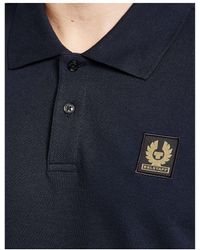 Belstaff - Patch Logo Short Sleeve Polo Shirt - Lyst
