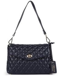 Ashwood Leather - 'Tramonto Toscana' Real Flapover Quilted Bag - Lyst