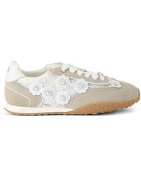 KG by Kurt Geiger - Suede Flower Sneakers - Lyst