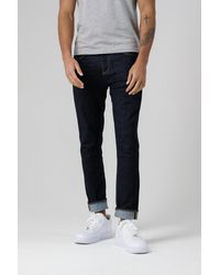 Monkee Genes - Dark Organic Cotton Blend Skinny Fit Mid-Rise Denim Jeans - Lyst